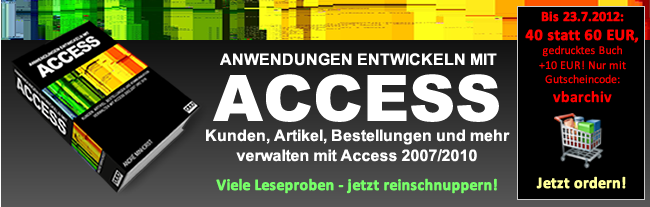 In Krze neu: Anwendungen entwickeln mit Access - Das Buch!